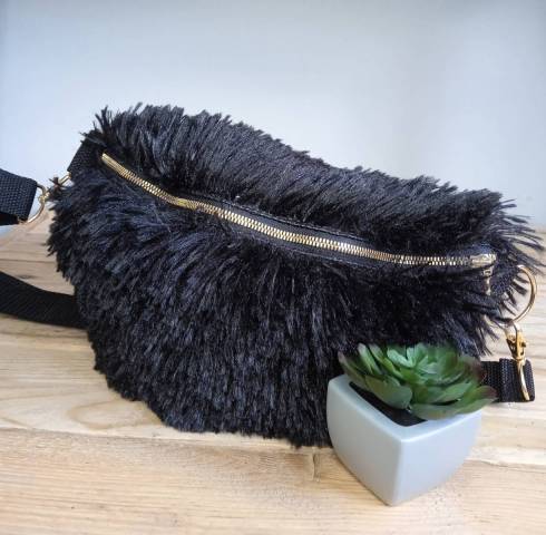 Sac banane Moumoute noir